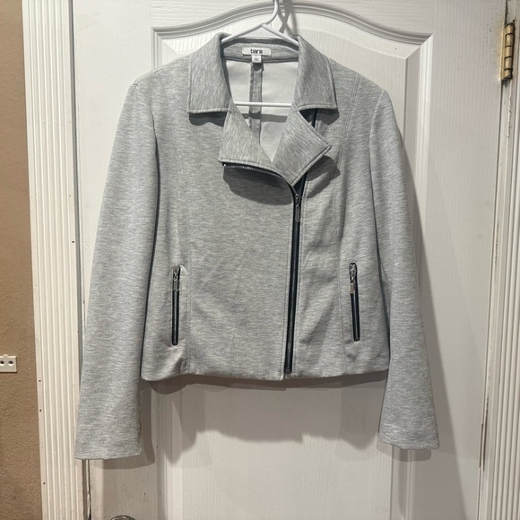 BAR III Gray Moto Women's Jacket - Picture 1 of 10